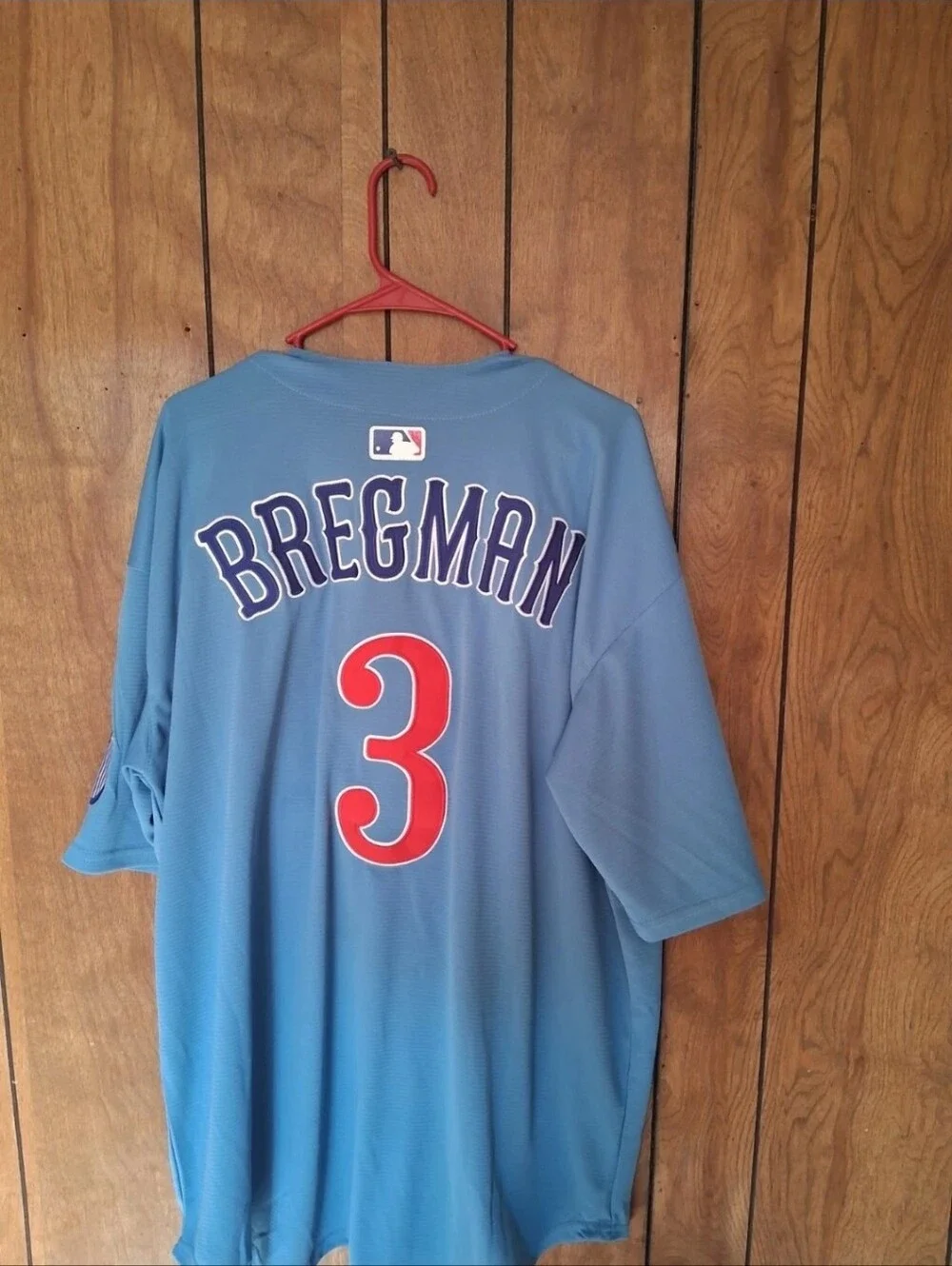 Mystery Sports Card With Alex Bregman Chicago Cubs throwback 2x jersey